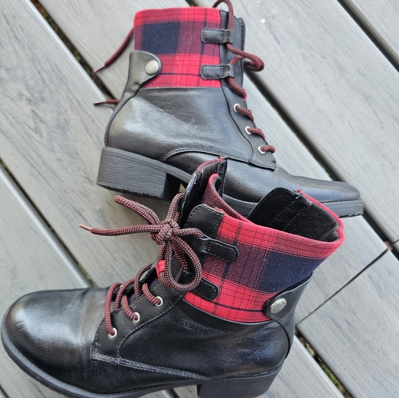 Baretraps Combat Boots Women Size 8M - Picture 4 of 7